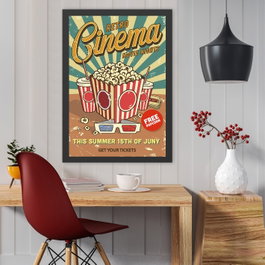 Wallity Retro Cinema 6 (40 x 55 cm)